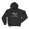 Bad Friends Bones Heads Unisex Hoodie Black