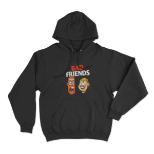 Bad Friends Podcast Unisex Hoodie Black