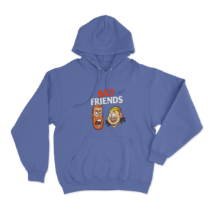 Bad Friends Podcast Unisex Hoodie Blue