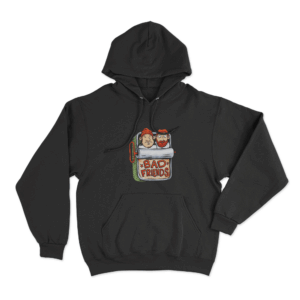 Bad friends podcast beastie friends Unisex Hoodie Black